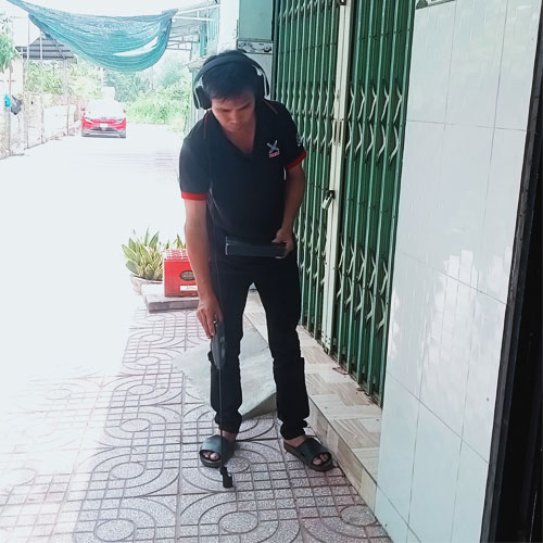 Siêu âm đường ống nước bị rò rỉ Đà Lạt, Lâm Đồng